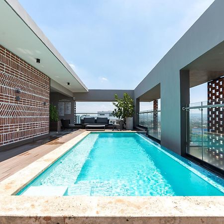 Modern Luxury Condo With Rooftop Pool & Gym Santiago De Los Caballeros Dış mekan fotoğraf